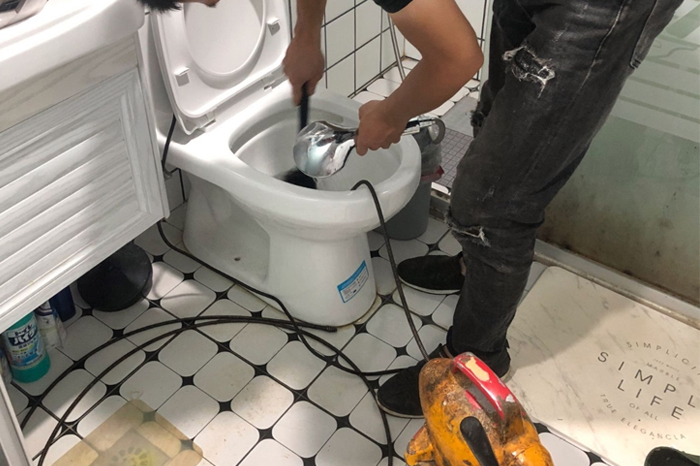 贾汪疏通下水道